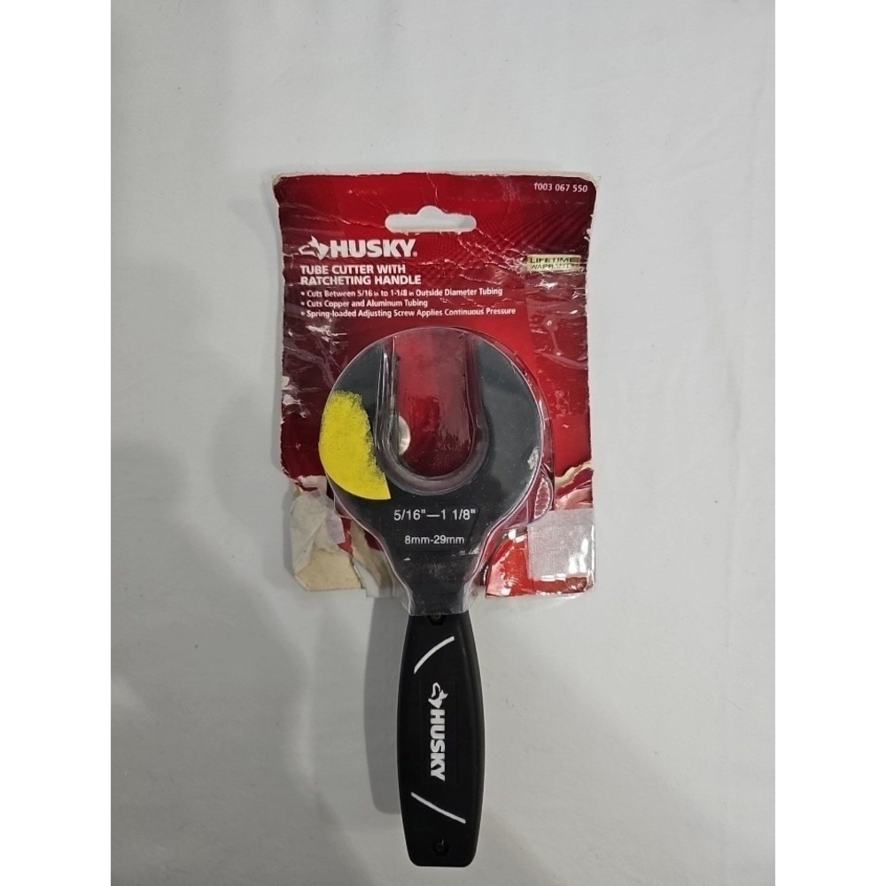 Husky‎ 5/16" - 1-1/8 In. NEW Ratcheting Tube Cutter Black - Damage Package